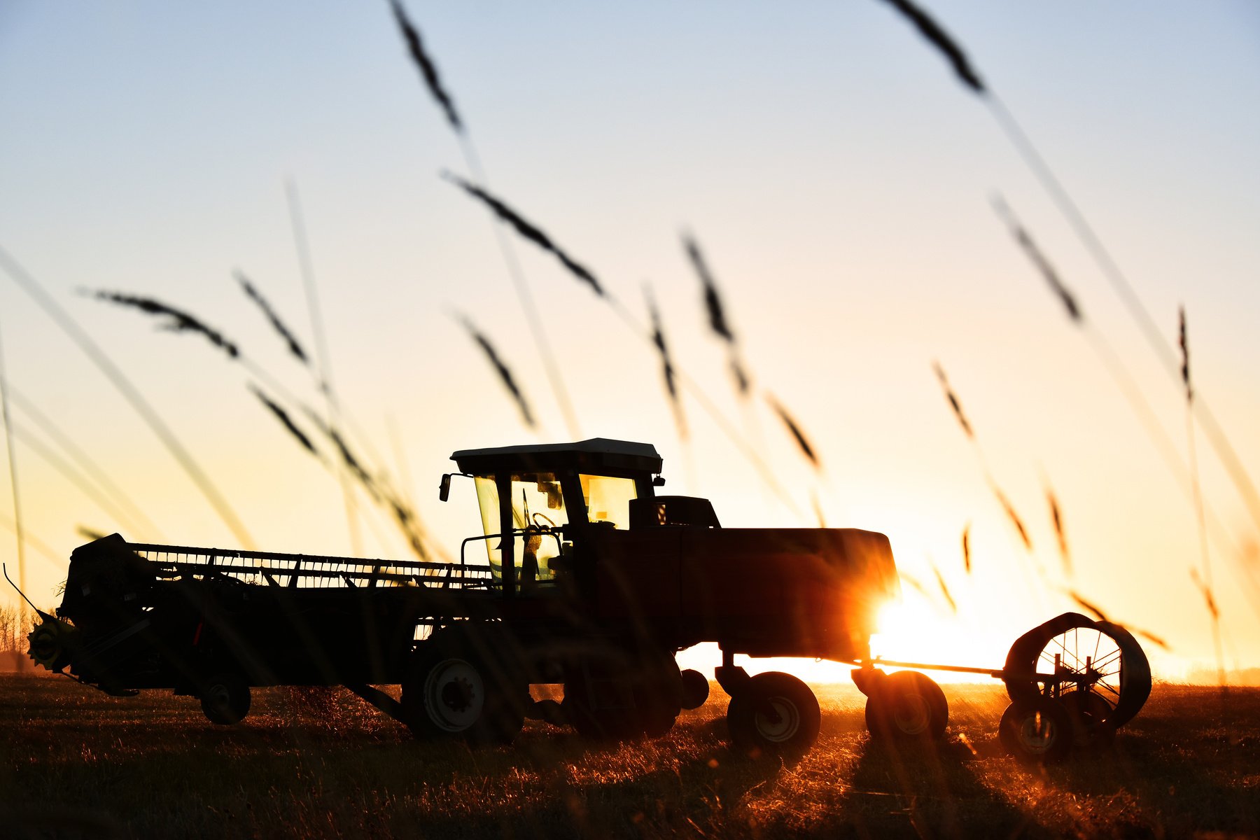 Farming Equipment Silhouette